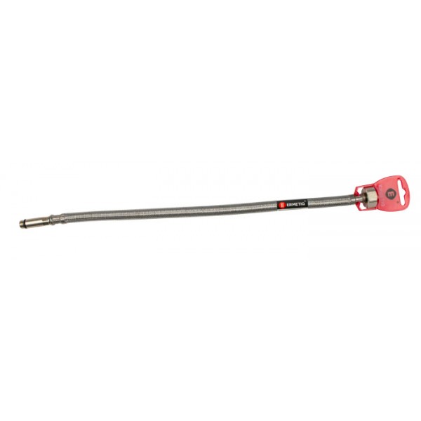 Racord mono ranforsat cu inox 50cm+37mm 3/8"F