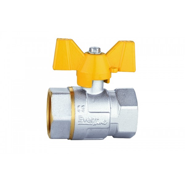 Robinet tip fluture pentru gaz 3/4"FF