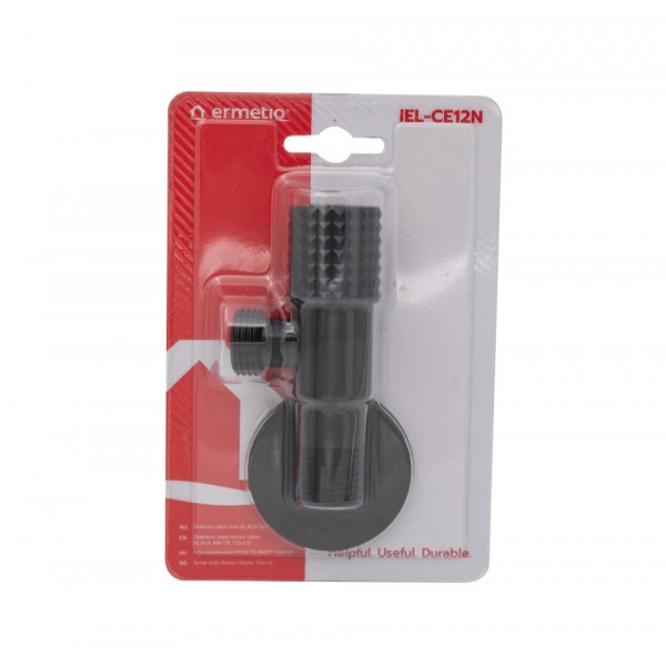 Robinet coltar inox BLACK MATTE 1/2x3/8"