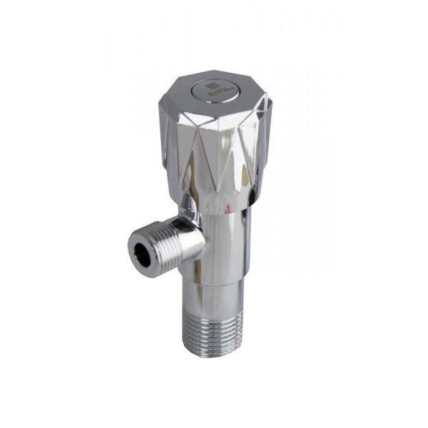 Robinet coltar inox design diamant 1/2"*3/8"