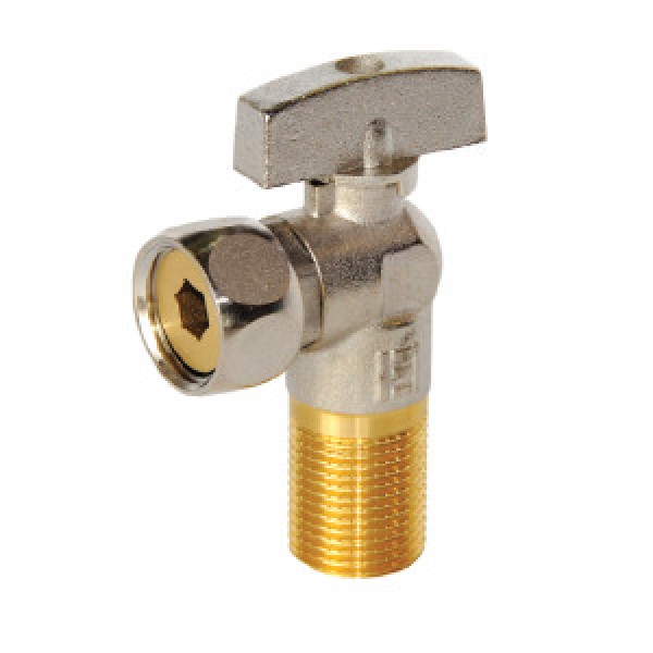 Robinet coltar 1/2"FE cu holender 1/2"FI