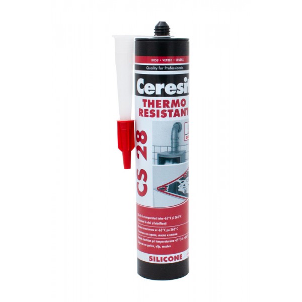 Silicon CS28 Ceresit rezistent la temperaturi ridicate (de pana la 315°C) 280 ml