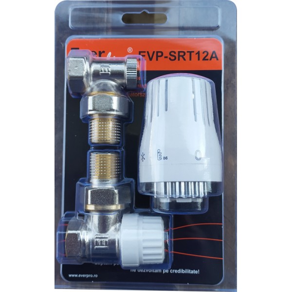 Set termostatic pentru radiator 1/2"