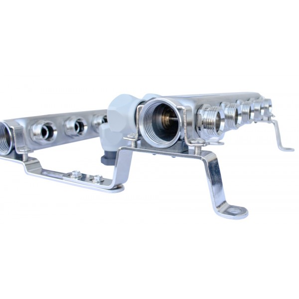 Set distribuitor INOX cu debitmetre 1"- 5 cai