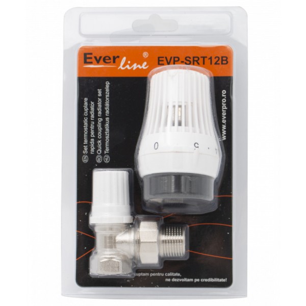 Set termostatic cuplare rapida pentru radiator