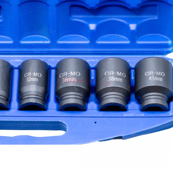 Set tubulara 3/4 , 8 pcs , 22-41 mm , Chrome-Vanadium