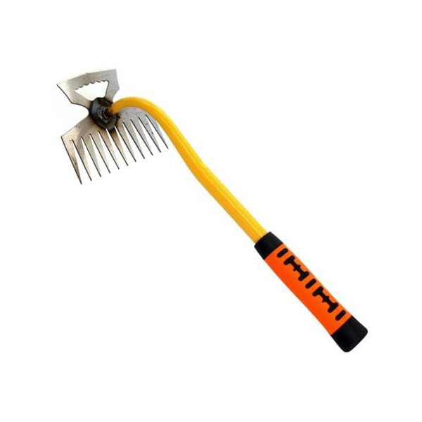 GREBLA CU SAPALIGA, 11 DINTI, LAMA DREAPTA 8,5CM, COADA METAL, LUNGIME 40.5CM