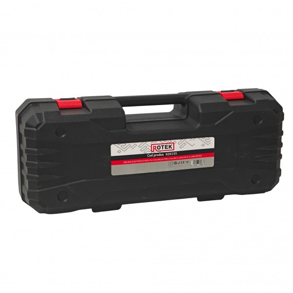 Mini Drujba cu acumulator, Rotek , 2 acumulatori 48V, 8 Ah, lama+lant 8", pompita de ungere, Model Nou