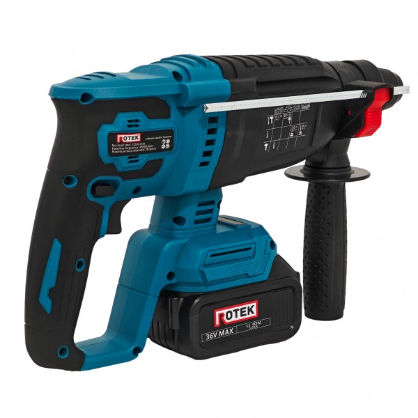 Trusa completa 4 piese, Bormasina cu impact, Autofiletanta, Ciocan Rotopercutor & Polizor unghiular ,2 Acumulatori Li-Ion, 36 V , 5 Amp
