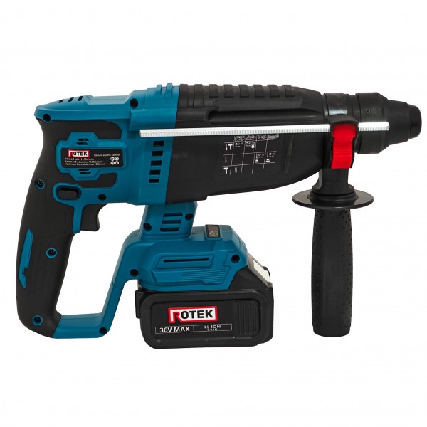 Trusa completa 5 piese, Bormasina cu impact, Autofiletanta, Mini-Drujba, Ciocan Rotopercutor & Polizor unghiular ,2 Acumulatori Li-Ion, 36 V , 5 Amp