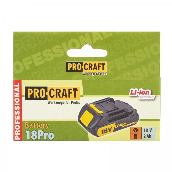 Acumulator Procraft 18Pro -18V /2Ah