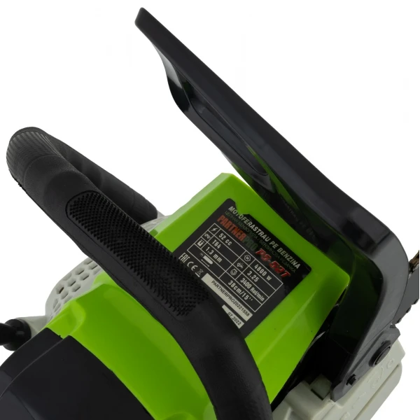 Drujbă pe Benzină PartnerPro PS-52T, Motor 52 cm³, 4 CP, Lamă 38 cm, Ungere Automată, Motoferăstrău Profesional