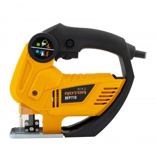 Fierastrau 2in1 Pendular+Sabie Rotor RFP710, 710W, 3000RPM, Taiere lemn 65mm, Taiere otel 8mm