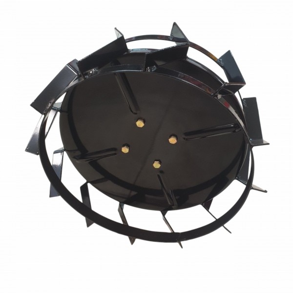 Set roti metalice 470x195 cu manicot, diametru ax 33mm, Elefant