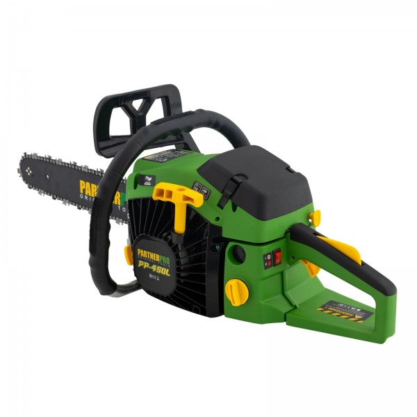 Drujba pe benzina PARTNERPRO PP-450L, 3.1CP, lama 38cm, 8500rpm, motor 2T