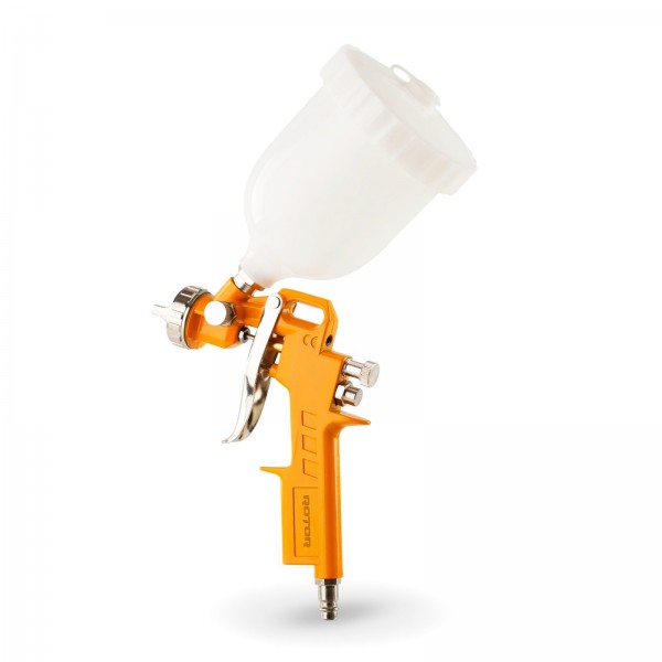 Pistol vopsea plastic compresor rezervor plastic
