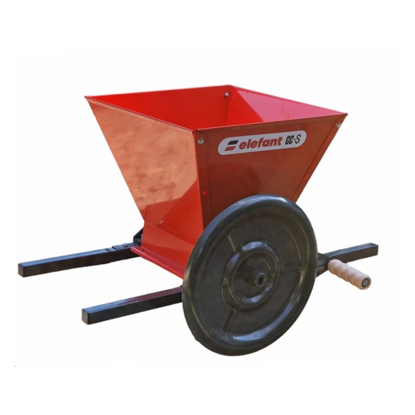 Zdrobitor manual de struguri Elefant, Volum cuva 30L, otel, tambur aluminiu