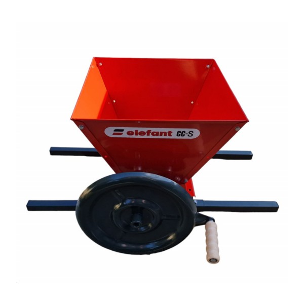 Zdrobitor manual de struguri Elefant, Volum cuva 30L, otel, tambur aluminiu