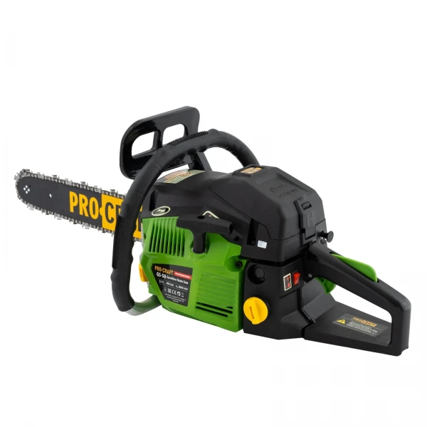 Motofierastrau (drujba) pe benzina PROCRAFT GS-50, Lama 40cm, 52CC, 8000 RPM