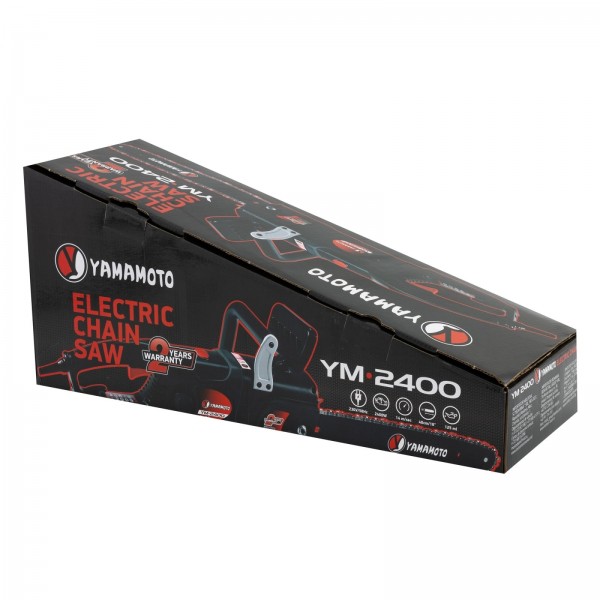 Fierastrau electric cu lant YAMAMOTO YM2400, 2400W, Viteza de rotatie 14 m/s, Lama 40cm