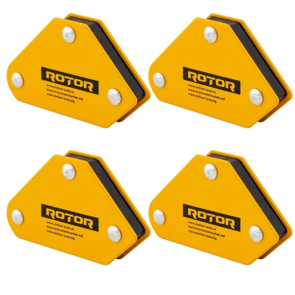 Set magneti pentru sudura 4 buc RSM4 , ROTOR , Unghi de lucru: 90/45/135