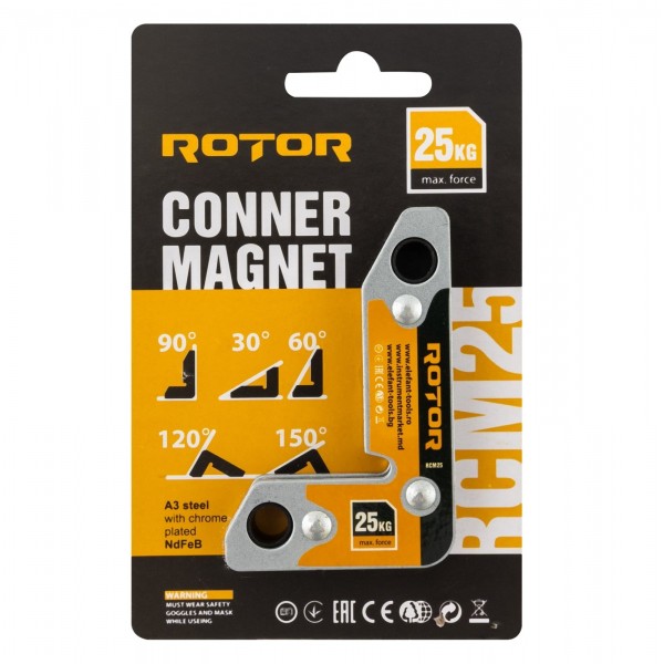 Suport magnetic pentru sudura pe colt RCM25, ROTOR