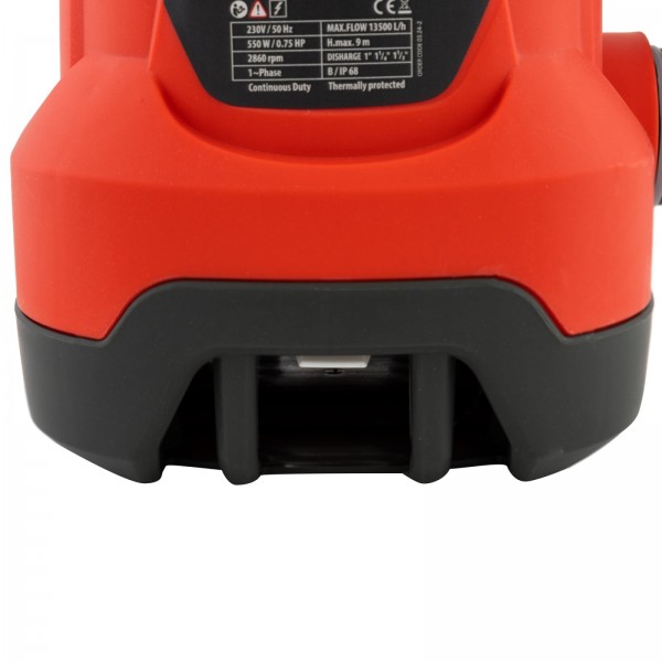 Pompa submersibila apa murdara / curata cu plutitor , QTP550 , 550 W , absorbtie 7 Mt , 1 "