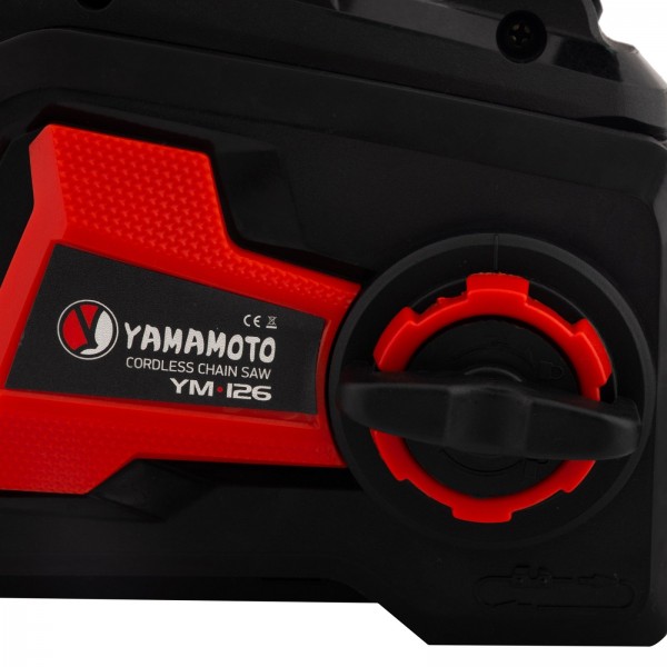 Fierastrau electric cu lant pe acumulator , Motor Brushless , acumulator 20 V , 4 Ah , lama 14 " ,