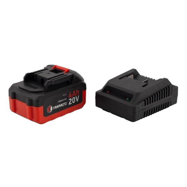 Fierastrau electric cu lant pe acumulator , Motor Brushless , acumulator 20 V , 4 Ah , lama 14 " ,