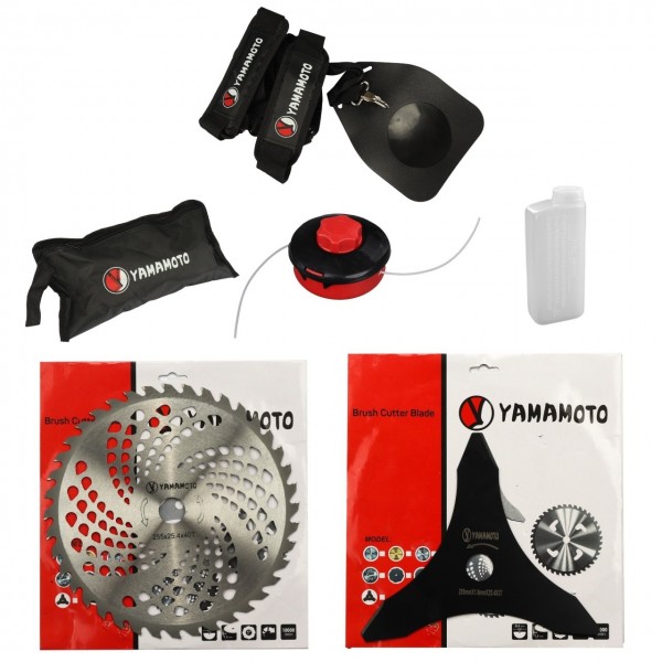 Motocoasa pe benzina YAMAMOTO YM-5600, motor 4 T , 6.3 CP, 52 CC , accesorii incluse
