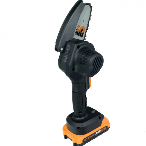 Mini Drujba cu acumulator , Stromo , 20 V , 2000 mAh , lama + lant 4 " , 4000 Rpm