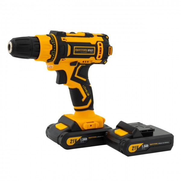 Autofiletanta cu 2 acumulatori , 21 V, Cuplu 30 Nm , 1350 Rpm , mandrina automata 10 mm