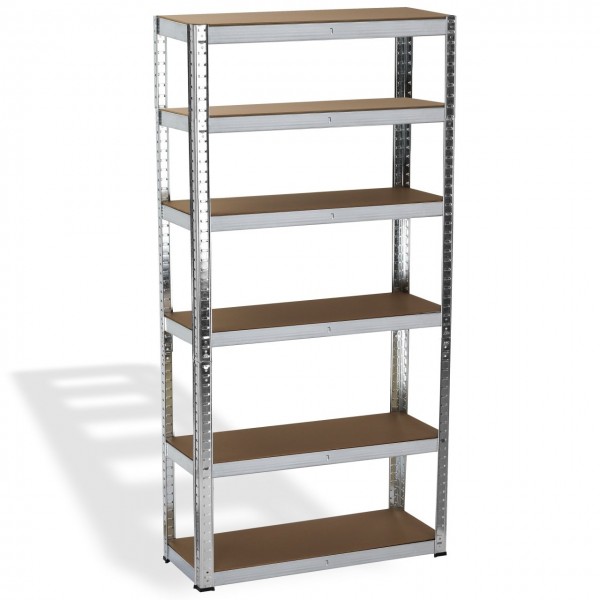 Raft Galvanizat 90Wx45Dx180Hcm pentru depozitare din otel ROTOR