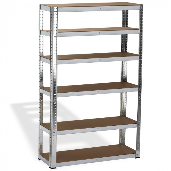 Raft Galvanizat 120Wx45Dx180Hcm pentru depozitare din otel ROTOR