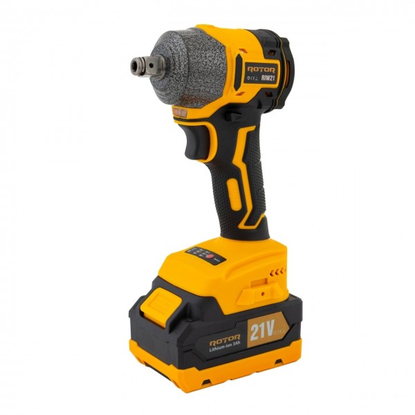 Autofiletanta cu impact pe acumulator ROTOR RIW21, 21 V /3 Ah, 320 Nm 2200 rot/min, 3300 BPM