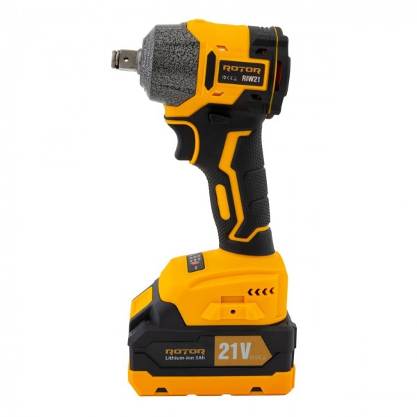 Autofiletanta cu impact pe acumulator ROTOR RIW21, 21 V /3 Ah, 320 Nm 2200 rot/min, 3300 BPM