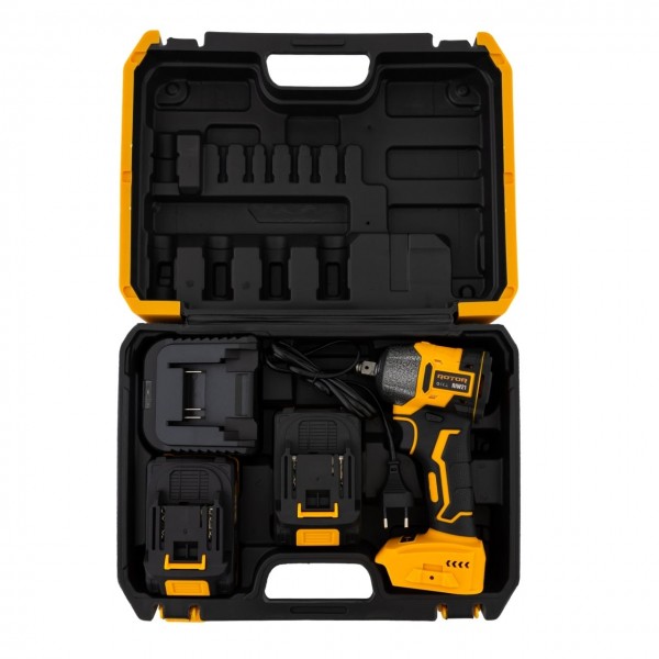 Autofiletanta cu impact pe acumulator ROTOR RIW21, 21 V /3 Ah, 320 Nm 2200 rot/min, 3300 BPM
