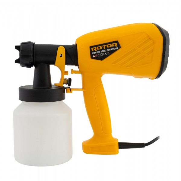 Pistol de vopsit ROTOR RSG450 , Putere 450W , Debit 650ml/min