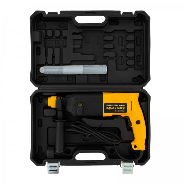 Ciocan rotopercutor electric 24mm  , 700 W , 870 rpm , 3 burghie , dalta & spit , sds