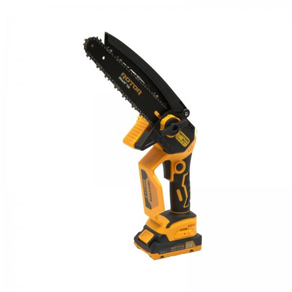 Fierastrau cu lant si acumulator ROTOR RMC21-8, 21V / 2Ah, Brushless , Ungere lanț