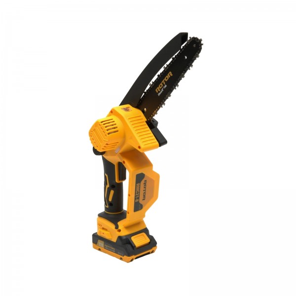 Fierastrau cu lant si acumulator ROTOR RMC21-8, 21V / 2Ah, Brushless , Ungere lanț