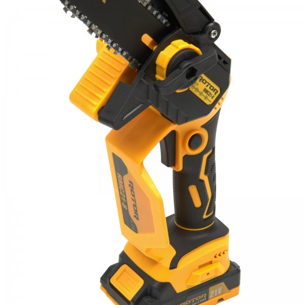 Fierastrau cu lant si acumulator ROTOR RMC21-8, 21V / 2Ah, Brushless , Ungere lanț