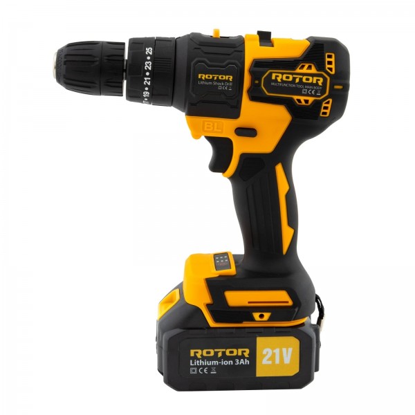 Multifunctional 5 in 1 pe acumulator ROTOR RTS2 , 24000 rot/min, 21V/3Ah, Brushless