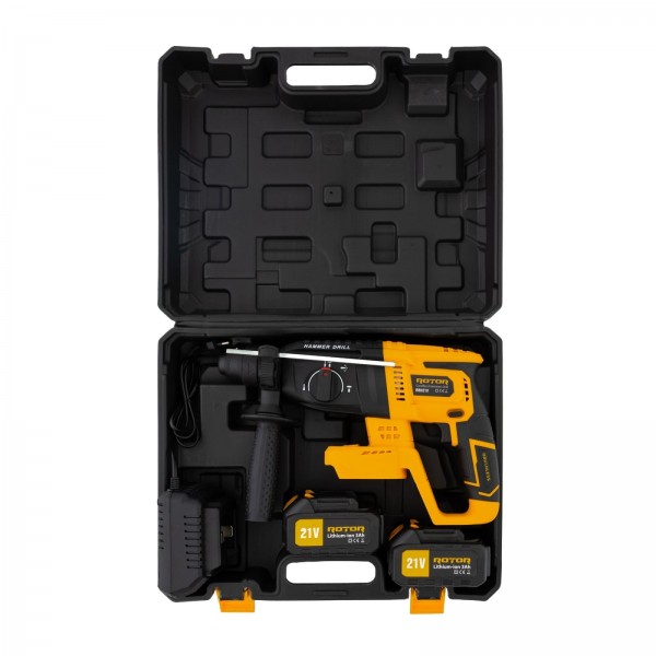Ciocan rotopercutor cu acumulator, RRH21V ROTOR 21V/3Ah , 1800 rpm, 4450 bpm