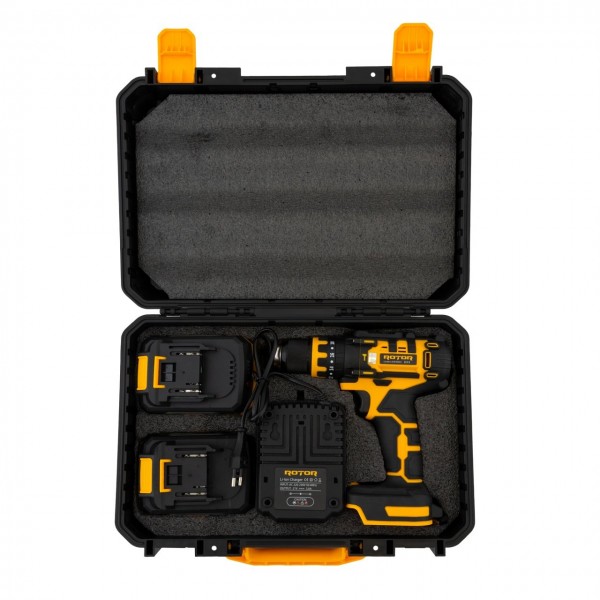 Autofiletanta pe acumulator ROTOR RDB21 21 V 3 Ah, 1350 Rotmin, 18+1, 30 Nm, Brushless