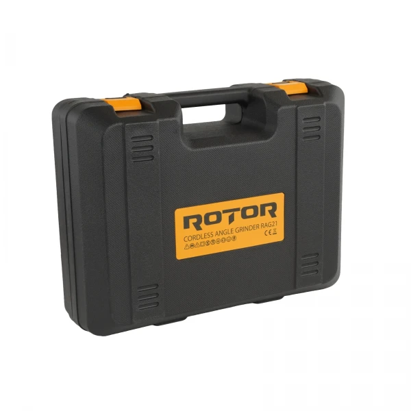 Polizor unghiular pe acumulator ROTOR RAG21 21V/3 Ah,820 W ,8500 rot/min,Brushless