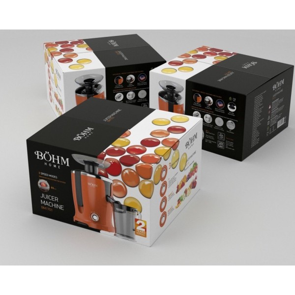 Storcator pentru fructe si legume , 600 W.Material Fara BPA, BÖHM BM1701