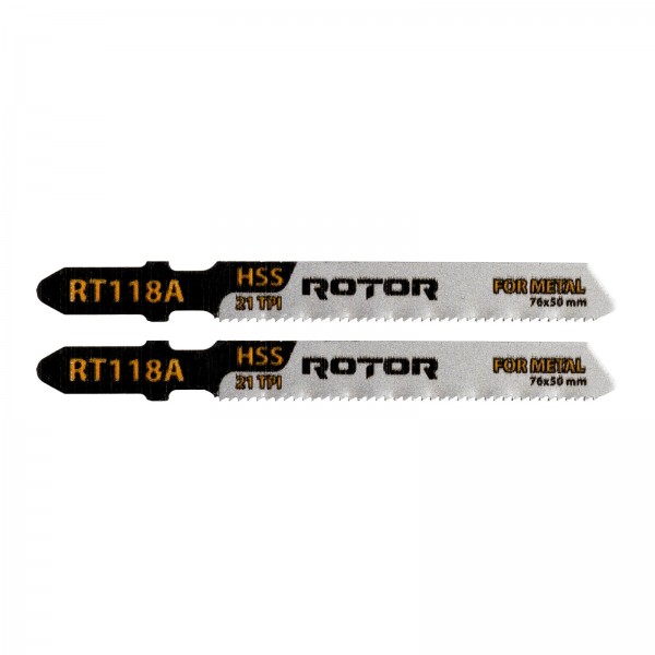 Panza fierastrau pendular pentru metal, 76x50 mm Set 2 buc ROTOR RT118A
