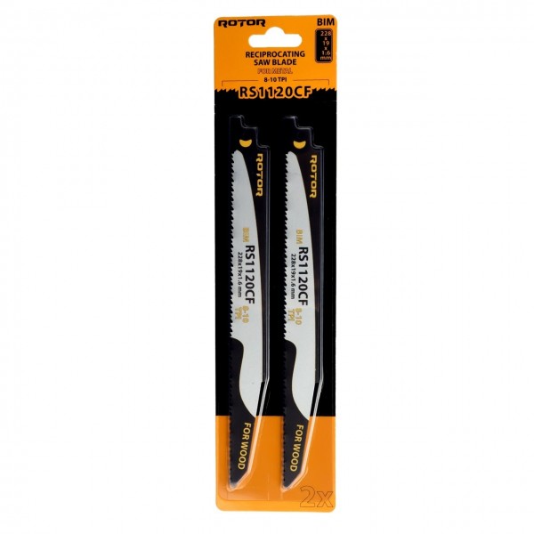 Panza fierastrau sabie pentru Metal 228x19x1,6 mm ROTOR RS1120CF Set 2 buc