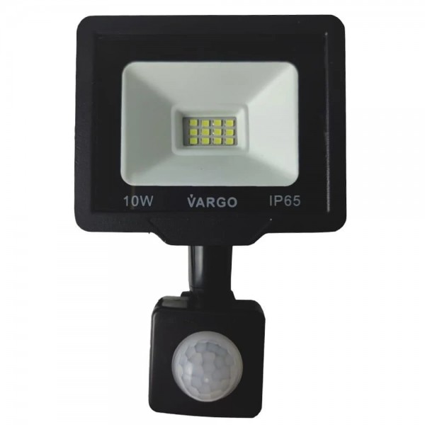 Proiector LED cu senzor de miscare 10W 6500K lumina rece V-330310 VARGO